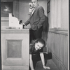 Pert Kelton and Melvyn Douglas in the stage production Spofford