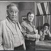 Melvyn Douglas, Alan North and Tresa Hughes in the stage production Spofford