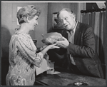 Melvyn Douglas [right] and unidentified in the stage production Spofford