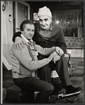 Eli Wallach and Milo O'Shea in the stage production Staircase