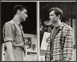 Richard Benjamin and Anthony Perkins in the stage production The Star-Spangled Girl 