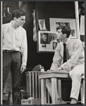 Richard Benjamin and Anthony Perkins in the stage production The Star-Spangled Girl 