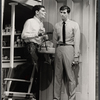 Richard Benjamin and Anthony Perkins in the stage production The Star-Spangled Girl 