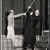 Drew Snyder and Charles Siebert in the stage production Sticks and Bones