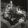 Drew Snyder, Cliff De Young, Tom Aldredge and Elizabeth Wilson in the stage production Sticks and Bones