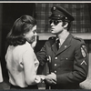 Elizabeth Wilson and Drew Snyder in the stage production Sticks and Bones
