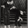 Anthony Newley and unidentified in the stage production Stop the World - I Want to Get Off