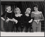 Anthony Newley, Susan Baker, Jennifer Baker and Anna Quayle in the stage production Stop the World - I Want to Get Off