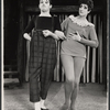 Anthony Newley and Anna Quayle in the stage production Stop the World - I Want to Get Off