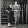 Anthony Newley and Anna Quayle in the stage production Stop the World - I Want to Get Off