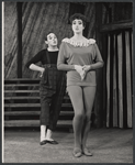 Anthony Newley and Anna Quayle in the stage production Stop the World - I Want to Get Off