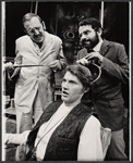 Andy Robinson [center] and unidentified in the stage production Subject to Fits