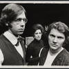 Jim DeMarse, Sharon Laughlin and Andy Robinson in the stage production Subject to Fits