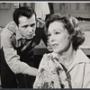 Walter McGinn and Maureen O'Sullivan in the stage production The Subject Was Roses 