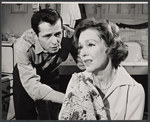 Walter McGinn and Maureen O'Sullivan in the stage production The Subject Was Roses 
