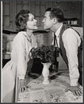 Maureen O'Sullivan and Chester Morris in the stage production The Subject Was Roses 