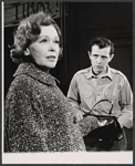 Maureen O'Sullivan and Walter McGinn in the stage production The Subject Was Roses 