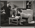 Conrad Janis, Robert Redford and Pat Stanley in the stage production Sunday in New York