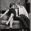 Pat Stanley and Robert Redford in the stage production Sunday in New York