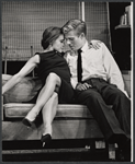 Pat Stanley and Robert Redford in the stage production Sunday in New York