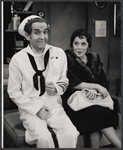 Pat Harrington Sr. and Sondra Lee in the stage production Sunday in New York