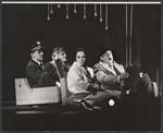 Conrad Janis, Robert Redford, Pat Stanley and Ron Nicholas in the stage production Sunday in New York