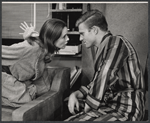 Pat Stanley and Robert Redford in the stage production Sunday in New York