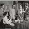 Bill Gunn [center] and unidentified others in the stage production Take a Giant Step