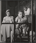 Billie Allen, Bill Gunn and Godfrey Cambridge in the stage production Take a Giant Step