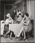 Godfrey Cambridge [back] and unidentified others in the stage production Take a Giant Step