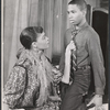Anita Cipriani and unidentified in the stage production Take a Giant Step