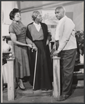 Hilda Haynes, Beah Richards and Lincoln Kilpatrick in the stage production Take a Giant Step