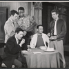 Louis Gossett [center] and unidentified others in the stage production Take a Giant Step