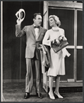 Anthony Quinn and Margaret Leighton in the stage production Tchin-Tchin