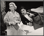 Margaret Leighton and Anthony Quinn in the stage production Tchin-Tchin