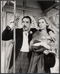 Anthony Quinn and Margaret Leighton in the stage production Tchin-Tchin