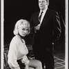 Lee Meredith and unidentified in rehearsal for the stage production A Teaspoon Every Four Hours