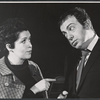 Marilyn Cooper and Jackie Mason in rehearsal for the stage production A Teaspoon Every Four Hours