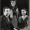 Jackie Mason, Billie Allen and Vera Moore in rehearsal for the stage production A Teaspoon Every Four Hours