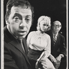 Jackie Mason, Lee Meredith and Bernie West in rehearsal for the stage production A Teaspoon Every Four Hours