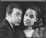 Jackie Mason and Vera Moore in rehearsal for the stage production A Teaspoon Every Four Hours