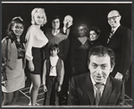Billie Allen, Lee Meredith, Barry Pearl, Lee Wallace, Vera Moore, Marilyn Cooper, Jackie Mason, Bernie West and unidentified in rehearsal for the stage production A Teaspoon Every Four Hours