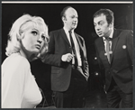 Lee Meredith, Lee Wallace and Jackie Mason in rehearsal for the stage production A Teaspoon Every Four Hours