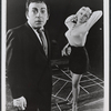 Jackie Mason and Lee Meredith in rehearsal for the stage production A Teaspoon Every Four Hours