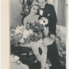 Irina Baronova's Farewell: (on right) M. Sevastianoff, her husband