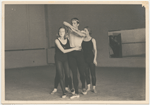 Baronova, Zoritch and Riabouchinska rehearsing
