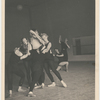 Ballet Russe dancers in rehearsal 