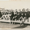 Ballet Russe ballerinas on deck
