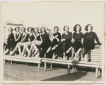 Ballet Russe ballerinas on deck