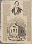 Portrait of Rev. Sebastian Streeter / Pierce sc.  First Universalist Church, Hanover Street, Boston / Pilliner sc.